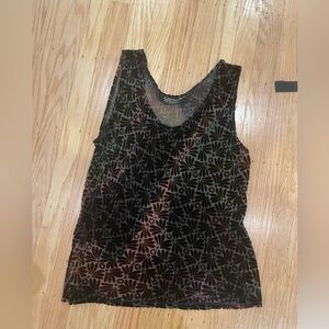Cute multi Color Top Size M lightly worn
